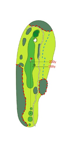 OUTコース HOLE 02 / Par 4