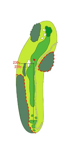 OUTコース HOLE 05 / Par 4