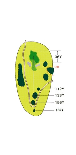 INコース HOLE 11 / Par 4