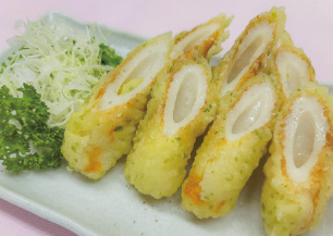 ちくわの磯辺揚げ